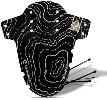 Riesel Design - Criss:Cross - Gravel Schutzblech vorne - leicht & flexibel | Mudguard , Fahrrad Spritzschutz für die Fahrradgabel - Cyclocross & Gravel Bike