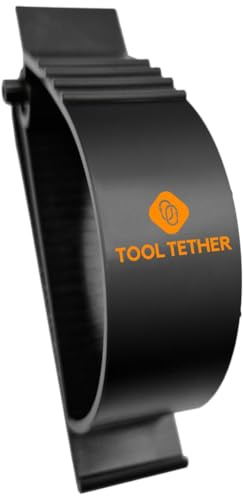 Tool Tether Hard Hat Holder Belt Clip - Versatile Utility Catcher for Helmets, Gloves, PPE accessories, Wires, Ear Muffs - Safety & Utility for Worksites - Black 1-Pack