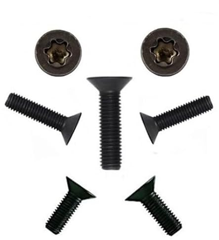 Senkkopfschrauben DIN 965 TORX Edelstahl SCHWARZ M4 (50, 4 x 16)