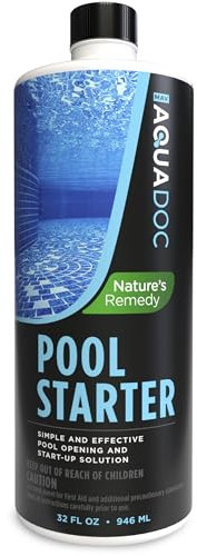 Pool Opening Chemical - All-in-One Pool Opening Kit - Pool Startup for Above Ground Pool & Inground Pool Chemical Starter Kit - AquaDoc Pool Chemicals - 32oz