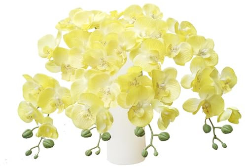 JEVA Künstliche Orchideen-Blumenarrangements, künstliche Orchidee