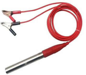 LVSELINGI 12V DC Water Heater With Alligator Clip Cartridge Heater 150w/200w/300w Stainless Steel Portable Immersion Heater for Car/Truck Cheerfully(12V 200W)