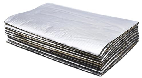 Tappetino insonorizzante per auto, 10 pezzi, insonorizzante, insonorizzante, in schiuma, isolamento acustico per auto, spessore 5 mm, cuscinetti isolanti per auto, adesivi