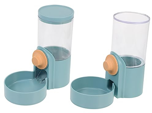 Toddmomy Distributeur Deau Suspendu pour Animaux De Compagnie Distributeur Automatique De Nourriture pour Chat Lot De 2 Facile À Installer Et À Entretenir Étanche pour Chats Et Chiens