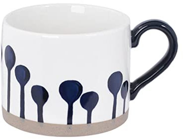Mugs,coffee mug,Japanese Porcelain Coffee Mugs Blue White,15.2 Oz Ceramic Coffee Cups with Handles for Tea,Hot or Cold Drinks,Cappucino,Hot Chocolate,Milk,Gift,Hand-Painted Patterns D-450ml(D,450ml)