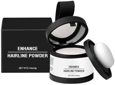 Polvo de línea capilar | Polvo de retoque de raíz impermeable | Polvo de cobertura de raíz resistente al sudor | Corrector de pérdida de cabello | Toppers de sombra de cabello para adelgazar el