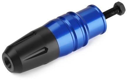 VAHAKKRMVM Motorrad-Sturzschutz Für Z650 Z 650 Für NINJA650 Für Ninja 650 2017-2024 Motorrad Sturzpads Auspuff Schieber Sturzschutz(Blau)