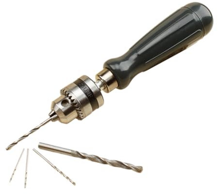 Vocdikficy Taladro Manual Grande, Herramienta Manual Adecuada para Madera, JoyeríA, Fina, Ensamblaje ElectróNico y FabricacióN de Modelos, PerforacióN de Bricolaje