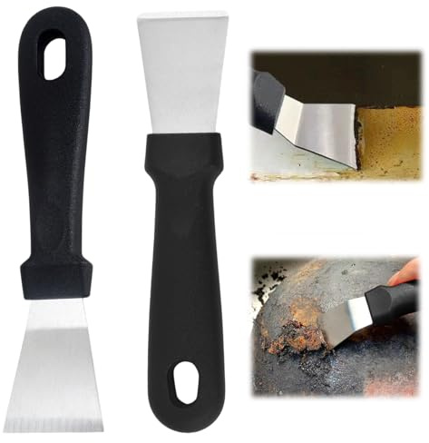 YRUHAN 2 Piezas Raspadores para Limpieza, Rasqueta Vitroceramica, Rascador Vitroceramica, Limpieza Potente, Descontaminación Eficiente, Adecuado para Descontaminar Campanas y Cocinas