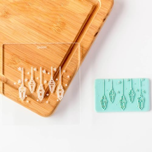 Eid Festival Fondant Cookie Stamp Food Grade Biscuit Mold Dessert Cake Baking Kitchen Supplies Class Equipment