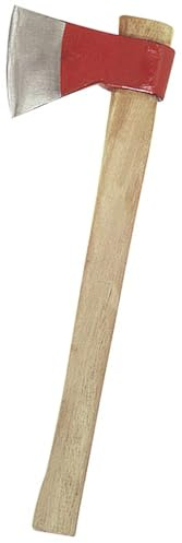 Hacha - hacha de 600 gramos, mango robusto, ideal para cortar madera, diseño ergonómico, acero de alta calidad, uso en interiores y exteriores.