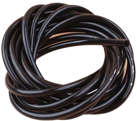 QUIGHZX Tubo Flessibile Nero da 5 m for decespugliatori, motoseghe e tagliasiepi