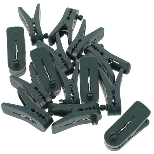 Ciieeo 30 Clip Porta Candele LED Flameless per Albero di Natale, Supporti Decorativi a Morsetto per Rami, Ghirlande e Corone d'Avvento