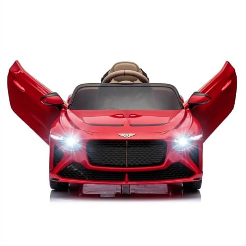 Elektroauto Für Kinder 12V, Unter Der Lizenz Von Bentley Bacalar, Ferngesteuerte Elektrofahrzeuge Für Eltern, Flügeltüren, Federung, 3 Geschwindigkeitsstufen, LED-Beleuchtung, Hupe