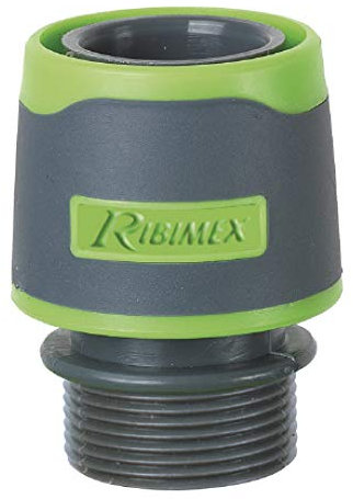 Ribimex Pra/RB.1240 Raccord Rapide fileté Mâle 20 x 27 mm, Gris, 55 x 30 x 30 cm