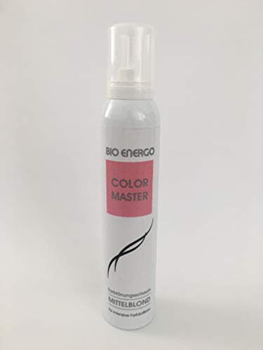 Bio Energo Color Master Farbtönungsschaum - mittelblond - 200 ml - Made in Germany