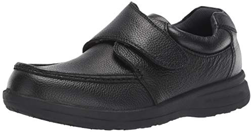 Nunn Bush herr kamrem krok och ögla casual loafer lätt slip on, Svart tumlad, 43-44 EU