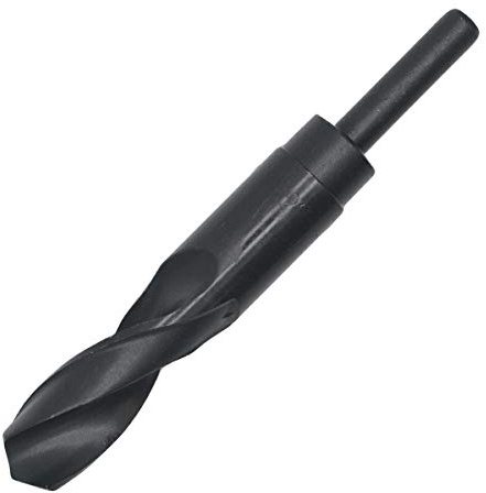 Punte HSS BE-TOOL 1/2'' 18mm gambo ridotto punte elicoidali con gambo ridotto ideale per la lavorazione di ferro, legno, alluminio, ecc.
