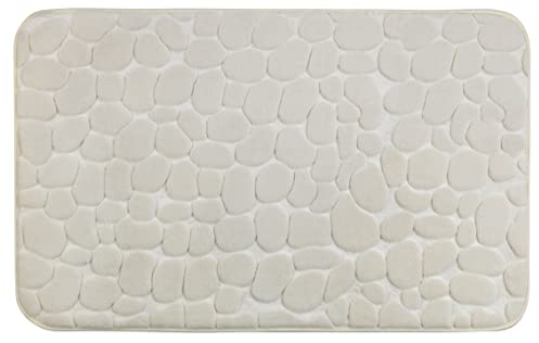 WENKO Badteppich Memory Foam Pebbles Beige