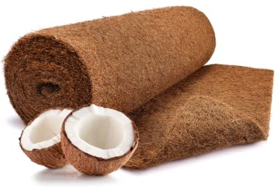N gnagarmatta.de kokosmatta tillverkad av 100 % kokosfibrer – 100 cm x 5 m rulle odlingsmatta med latex – vinterskydd och köldskydd för växter – trädskydd metervara naturprodukt