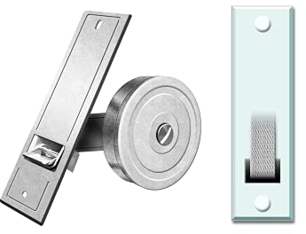 Schellenberg 50100 Einlasswickler MAXI + 53103 Abdeckplatte Standard, Lochabstand 10,5 cm, Gurtwickler für Rollladengurte mit 23 mm Breite inklusive passender Blende in Weiß