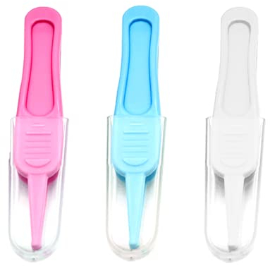 3 Stück Baby Nasenpinzette, Baby Sicherheits Pinzette, Nasenreinigung Pinzette, Schonend und Sicher
