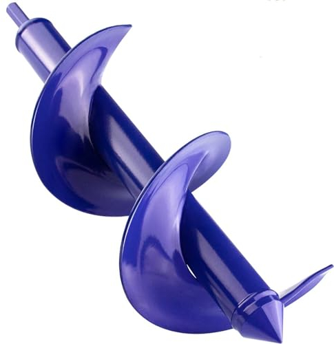 SYITCUN 10x30cm Punta Trapano a Spirale Dritto, Lega di acciaio trivella a coclea per Terreno