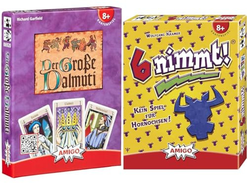 AMIGO Spiele 6920 - Der große Dalmuti & 4910-6 nimmt!, Kartenspiel