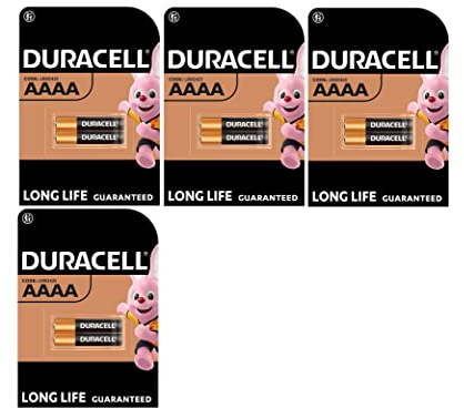 8 x Duracell AAAA Alkaline (4 Blister mit je 2 Batterien) 8 Batterien