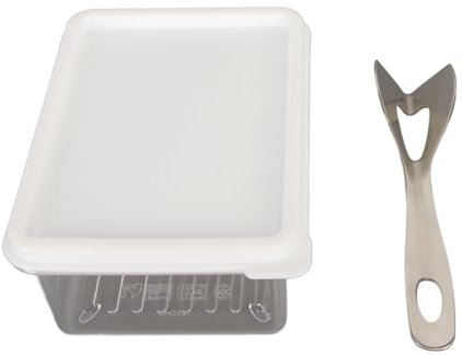 Butter Holder with Lid Knife - Sealed Low Temperature Resistant Large Butter Dish for Fridge Kitchen