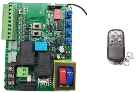 Apricancello automatico scorrevole, Pannello di controllo della porta del garage scorrevole Finecorsa a molla magnetica disponibile con funzione di ritardo 220 V CA per cancelli scorrevoli per vialett