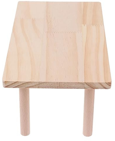 Milisten Hamster Käfig Holz Plattform 25X15X13.5Cm Kleintier Etage Mit Stelzen Für Hamster Gehege Zubehör