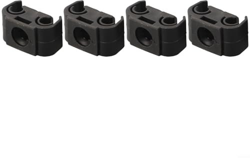 Für A4 S4 A6 Bremsleitung Clip Halter 40x, doppelt, schwarz, Top Notch