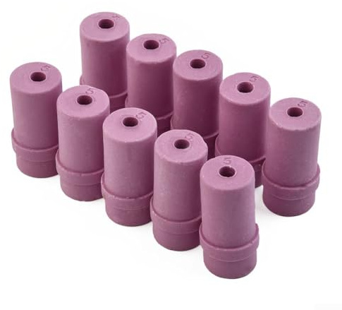 Sandblaster Ceramic Nozzle Tip for Efficient Sand Blasting and Marble Engraving Pack of 10 (6mm)