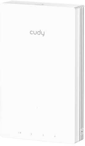 Cudy AP3000 - Placa de pared WiFi 6 AX3000, punto de acceso inalámbrico Gigabit, compatible con OFDMA y MU-MIMO, alimentación PoE, control de aplicación o configuración web