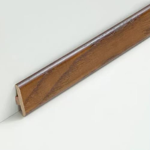 Wooden T Molding Trim Floor Transition Strip,Flooring Gaps Divider Strip Flat Cinch Seam Cover,Solid Wood Doorway Edge Trim 35inch Long(Color:P)