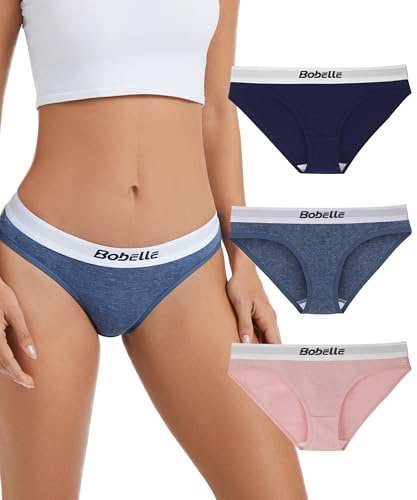 Bobelle Wear Merino Wool Underwear Women Warmers Wooly Hipster Panties Low Rise Briefs Ladies Bikini Underwear 3 Pack Large Multicolor01