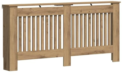 vidaXL Cache-Radiateur Chêne Artisanal 172 x 19 x 81,5 cm