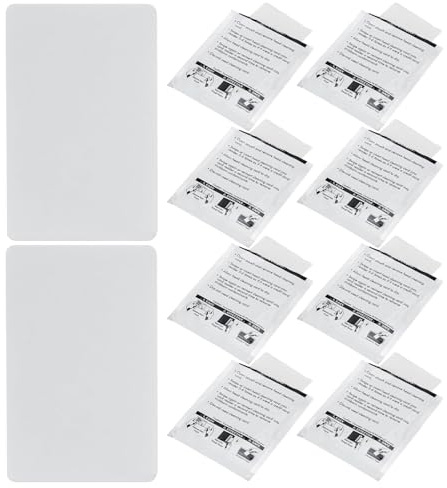 VILLFUL Tarjetas de Limpieza Cr80 de PVC para Lectores de Tarjetas Inteligentes y Cajeros Automáticos, Paquete de 10 Unidades, para Mantenimiento de Terminales Pos y Sistemas