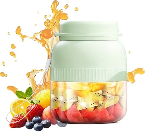 500 ML Tragbarer Mixer, 2026 Neu Smoothie Maker To Go, 10 Klingen Smoothie Mixer Leistungsstarke Performance, Multifunktional Mini Mixer Smoothie Maker für Shakes und Smoothies (1 Stück)