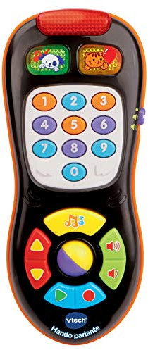 VTech - Mando parlante, Juguete bebé +6 Meses, Mando a Distancia electrónico, enseña Colores, números, Formas, contrarios y Vocabulario, Juego imaginativo, Multicolor (80-150322)