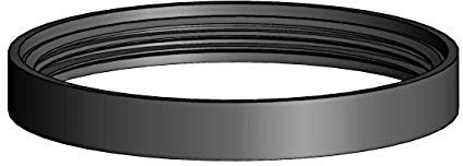 Articolo fumisteria Linea Pellet: set n° 3 guarnizioni in silicone nero resistente fino a 220°, ø 80 mm