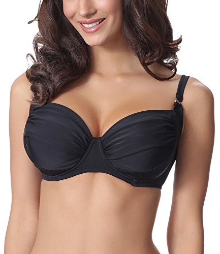 Merry Style Damen Bikini Oberteil P614W (Schwarz (9240), 80 D)