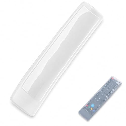 Housse de protection étanche en silicone pour télécommande TV avec étui de rangement, Housse de Protection imperméable à l'eau de Silicone de Couverture de Protection à Distance pour Le contrôleur à D