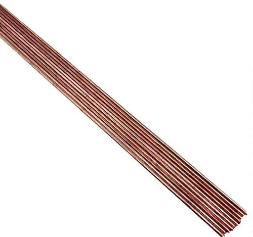 MILD Steel TIG Welding Filler Rods Wire 1.6mm 2.4mm 3.2mm Gas Welding CCMS by BMF DIRECT® (50, 1.6mm)