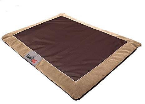 millybo Matte Hundematte Hunde Matte Hundematratze Hundebett (XL (110 x 90 cm), Dunkelbraun)