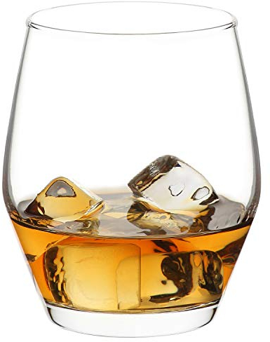 LAV 6 Pezzo Ella Whisky Occhiali Set - Moderno Long Drink di Vetro Bicchieri da Cocktail - 370ml