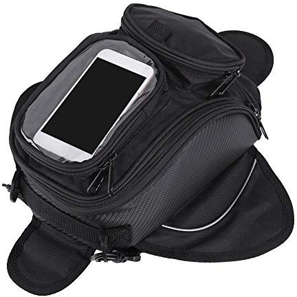 Bediffer Sac de Moto Sac à Dos de Moto à Double Usage en Tissu Ox 1680D pour Moto Cycliste, Système de Carburant,Sacoche de Reservoir Moto aimante,réservoir