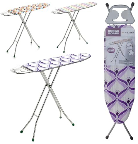 Ironing Board Wide - Adjustable Stand 30 X 97cm Modern Foldable Lightweight Household | Anti-slip Foot Caps | Foldable Metal Legs Space Saving