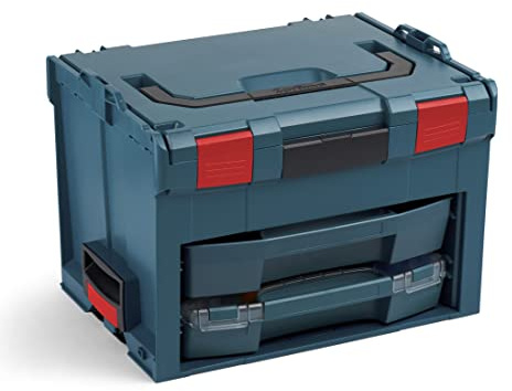 L-BOXX Sortimo LS-BOXX 306 professional blau Werkzeugkoffer Set ohne Logo | inklusiv i-BOXX 72 leer & LS-Schublade 72 leer | Transportsystem Werkzeug